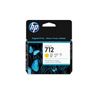Cartucho de Tinta HP 712 Amarillo 29 ml Original 3ED69A para DesignJet